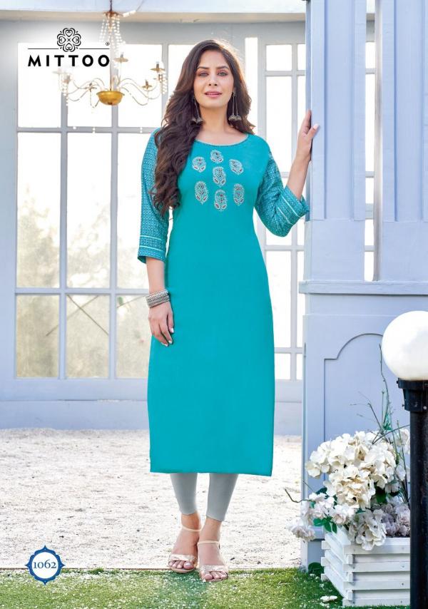 Mittoo Prince Designer Stright Cut Kurtis Collection